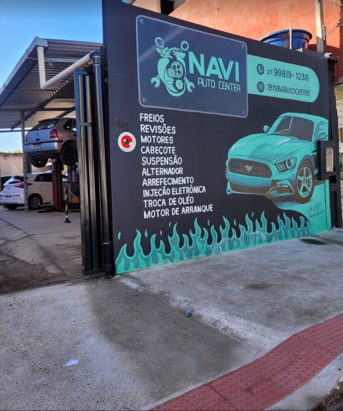 Fachada da NAVI Auto Center em Vila Velha - ES